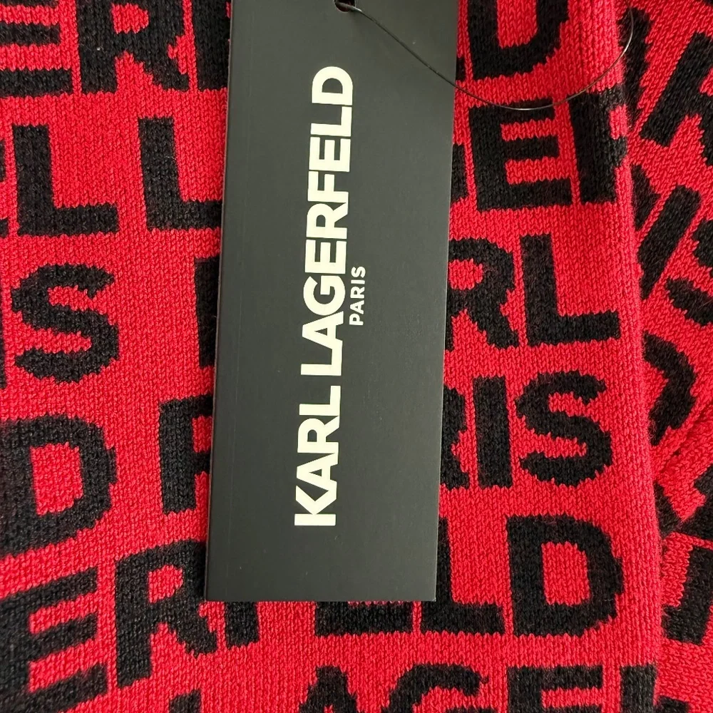 Karl Lagerfeld Paris Logo Signature Crewneck Sweater NWT Size S - Picture 9 of 9